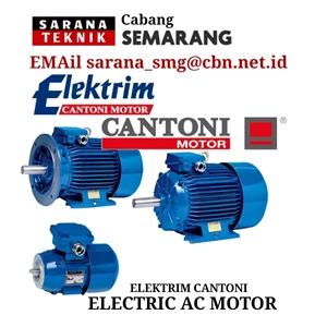 ELEKTRIM CANTONI ELECTRIC AC MOTOR PT. SARANA TEKNIK