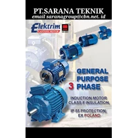 Electric Motor 3 PhasePT SARANA TEKNIK MOTOR ELEKTRIM CANTONI Three Phase Induction Motors 
